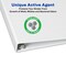 Avery TouchGuard Protection View 3 Ring Binder, Clear View Cover, 1.5" Slant Rings, 1 White Binder (17142)